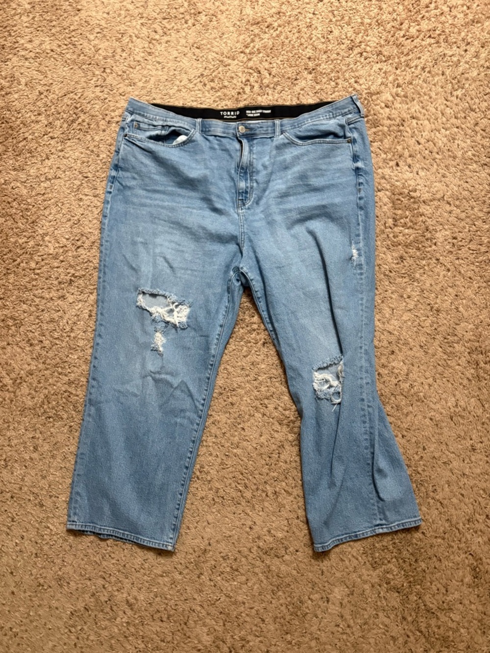 Torrid High-rise Baggy Straight denim jeans